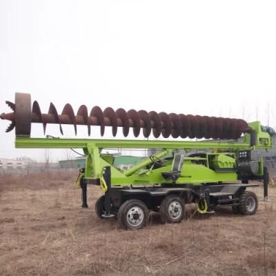Engineering Construction Crawler Rotary Wheeled 360-6 Pile Driver for Sale