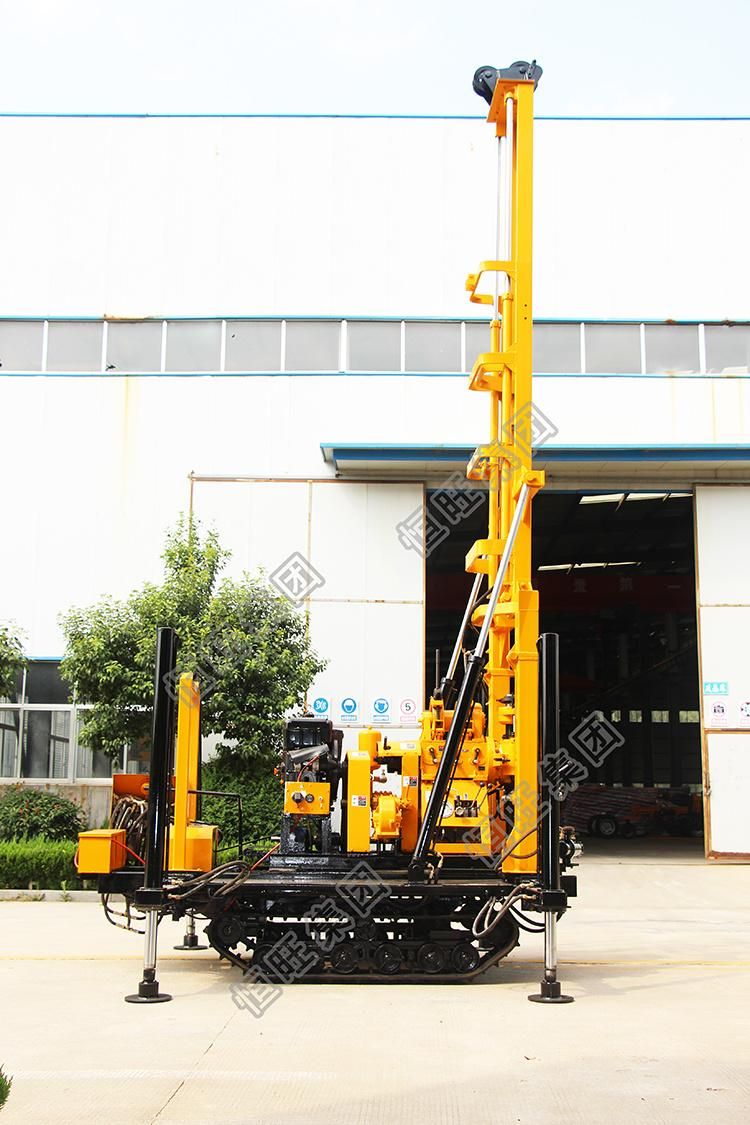 Portable Hw230 Hydraulic Crawler Mounted 200m Water Well Drilling Rig