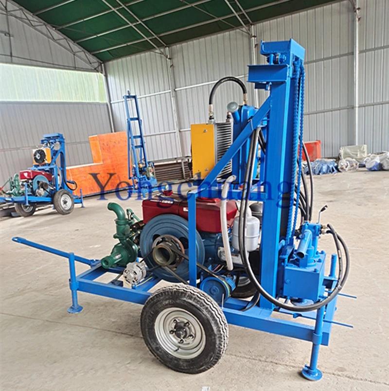 Factory Direct Sales of 100 Meters Hydraulic Drilling Machine with Diesel Engine Power