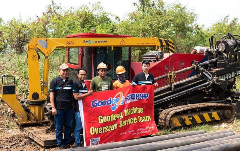 Goodeng 45T HDD rig horizontal directional drilling machine with easy operation