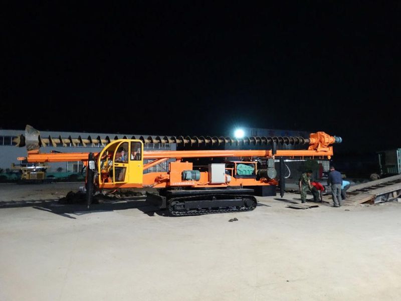 Mini Bore Pile Driving Machine Rotary Drilling Rig for 20m Concrete Foundation Project