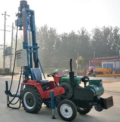 150m Depth Tractor Mounted Water Well Drilling Rig Price