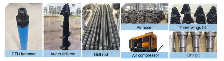 200m Hydraulic DTH Down The Hole Crawler Drilling Rig