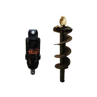 Hydraulic Excavator Hole Drilling Machine Earth Auger with Best Motor