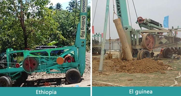 Hf-10A Percussive Rotary Cable Tool Percussion Drilling Rig