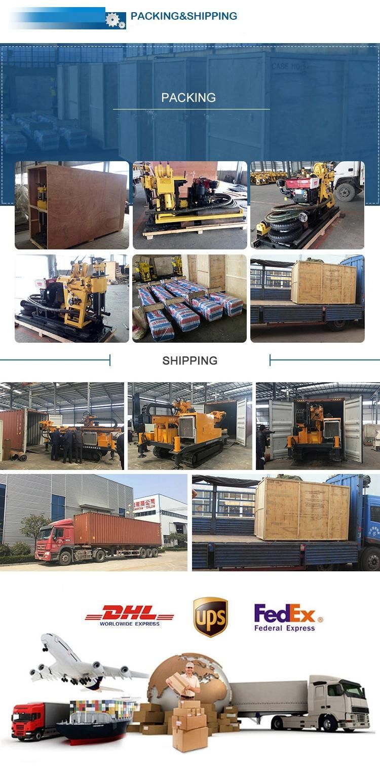 Portable Tractor Mounted Hydraulic Motor Drilling Rig for Water Well