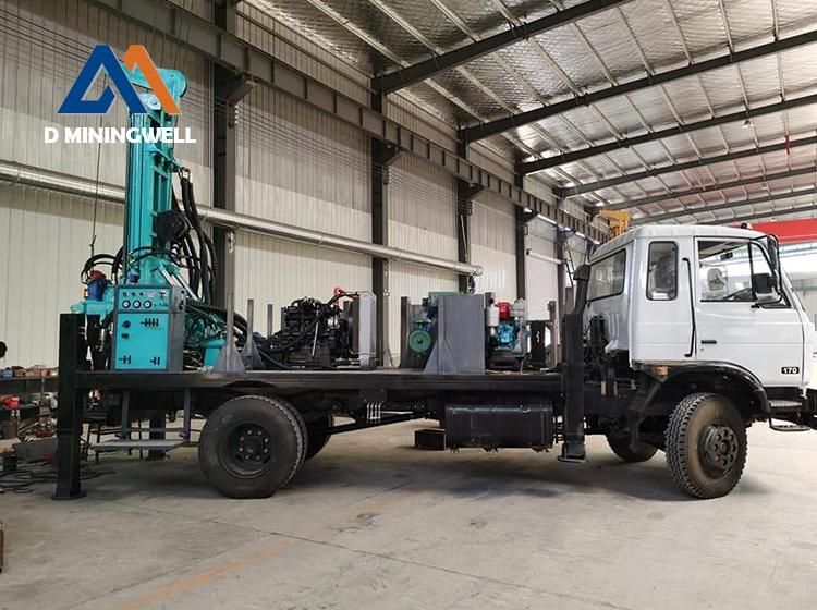 600 Meters DTH and Reverse Circulation Water Well Drilling Truck Mounted Borehole Drilling Rig