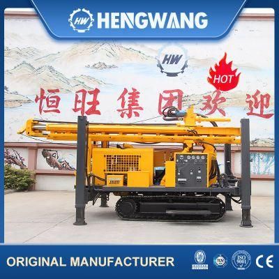 Air Compressor Hot Sell 400m Drilling Depth Pneumatic Drilling Rigs Suitable for Industrial Well Drill Machine