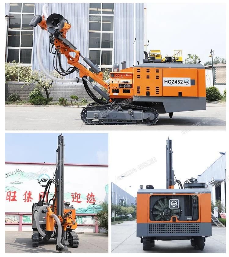 Drill Depth 20m Pneumatic Seperated Surface Underground Blasting Hole Drilling Rigs Price Reliable for Low Maintenance Cost Integrated DTH Surface Drill Rig