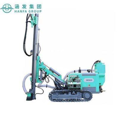Hf415 20-22m Crawler Mounted Separated DTH Surface Borehole Drilling Rig