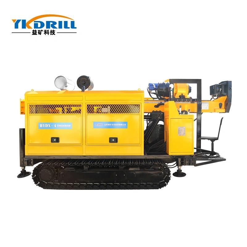 600m High Power Portable Mining Hard Rock Hammer Drilling Rig Crawler Diesel Hydraulic Deep Water Well Drilling Rig for Sale