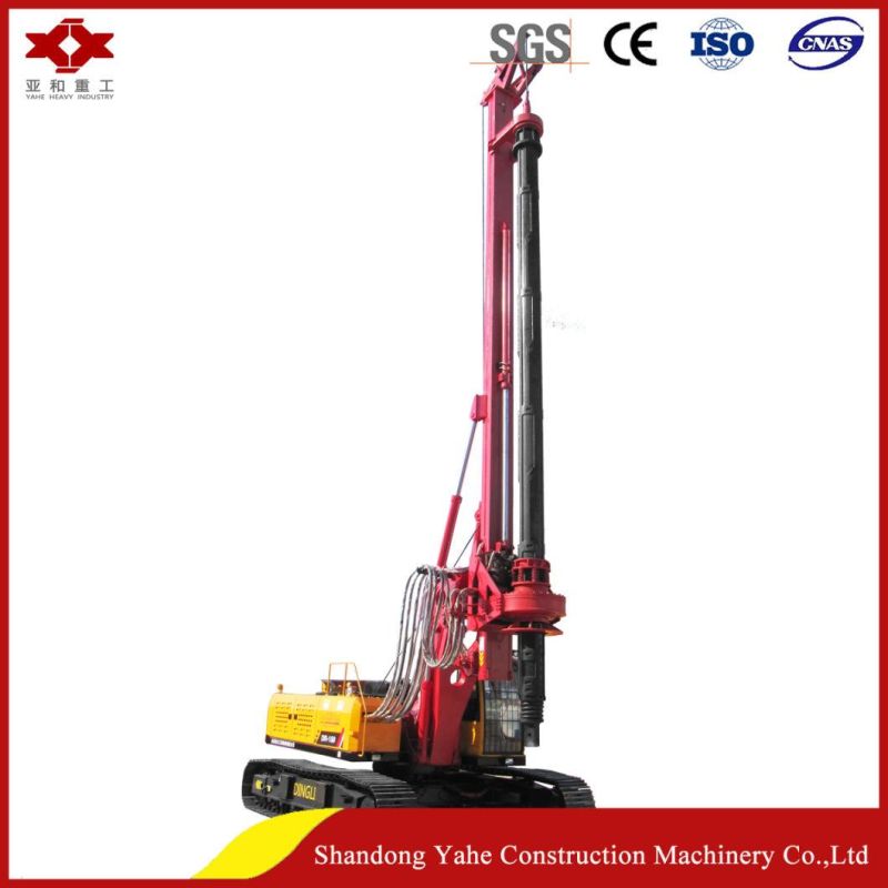 50m Depth Hydraulic Crawler Rotary Drilling Rig with Ce/ISO Certification