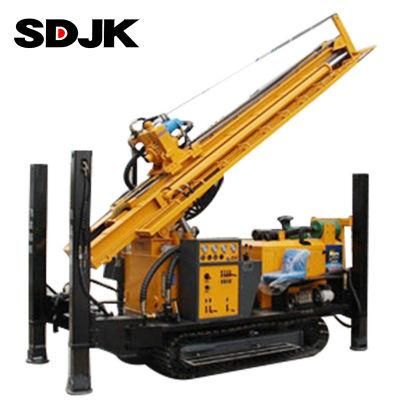 Steel Crawler Mounted 300m Portable Water Well Drilling Rig
