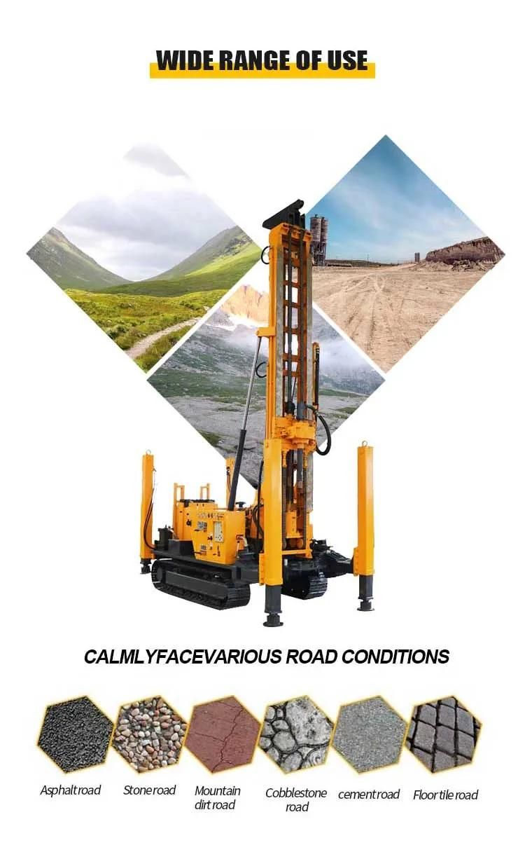 180m Depth Mini Cheap Portable Water Well Drilling Rig for Sale Hh130/180/200yy