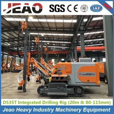 Zega D535t Pneumatic Surface DTH Crawler Drilling Rig for Mining or Quarry