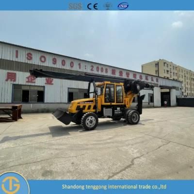 Crawler Hydraulic Bored Tractor Portable Small Drilling Rig for Sale Dl-180 Model
