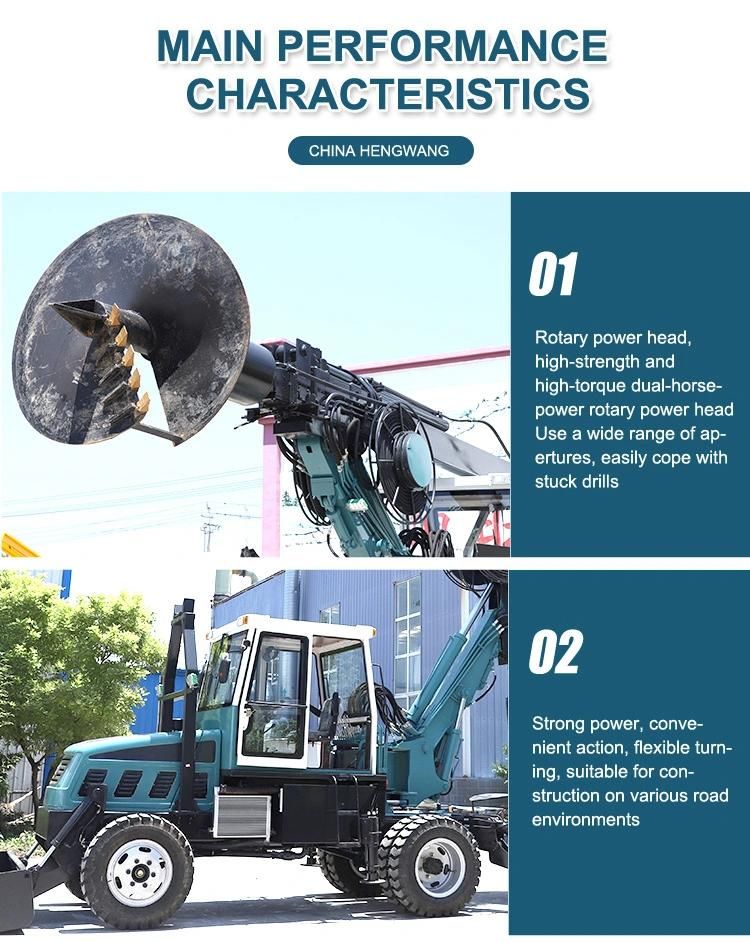 Large-Scale Project Infrastructure Construction Wheel Rotary Drilling Machine