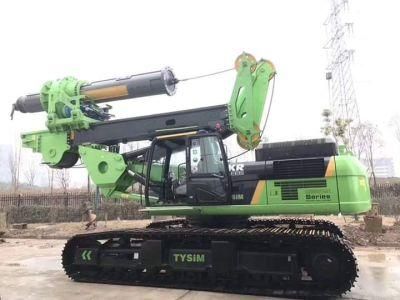 Tysim Kr300ds Hydraulic Low Head Room Piling Pile Driver with Max. Depth 26m and Diameter 2000mm