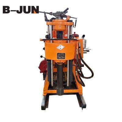 130m Diesel Powerd Boring Well Machine Portable Drilling Rig for Sale