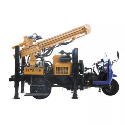 Agricultural Tricycle Mounted Fast Drilling Machine Pneumatic Well Drilling Rig