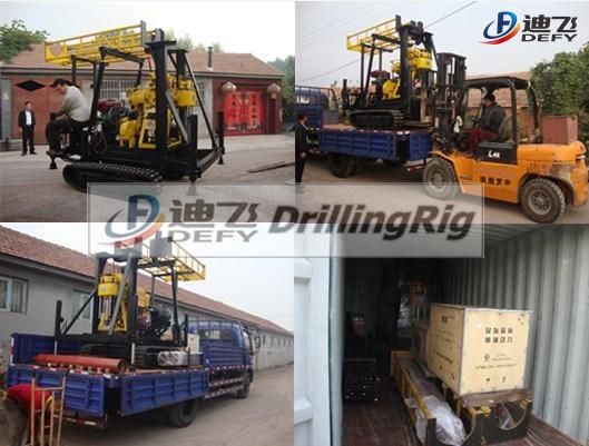 Portable 200m Hydraulic Crawler Rotary Water Bore Well Core Mining Drill Rig