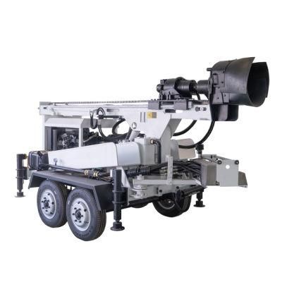 Trailer Mounted Hydraulic Water Well Drilling Rig