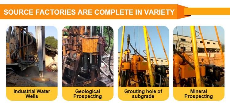 Spt-Test-Core-Drilling-Machine 600m Wheel Exploration Drilling Machine Rig