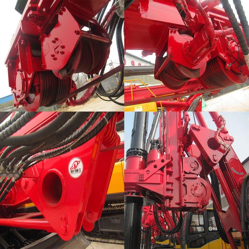 Hydraulic Pile Driver for Excavators 110-151kw Dr-100 for Sale