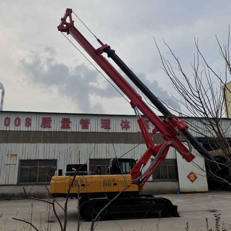 Rotary Drilling Rig for Engineering Construction Foundation with Drill Tools