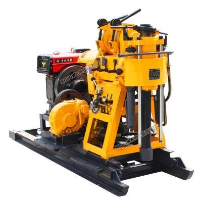 Drilling Depth 160m Diesel Engine Hydraulic Borehole Drilling Machine Hw160