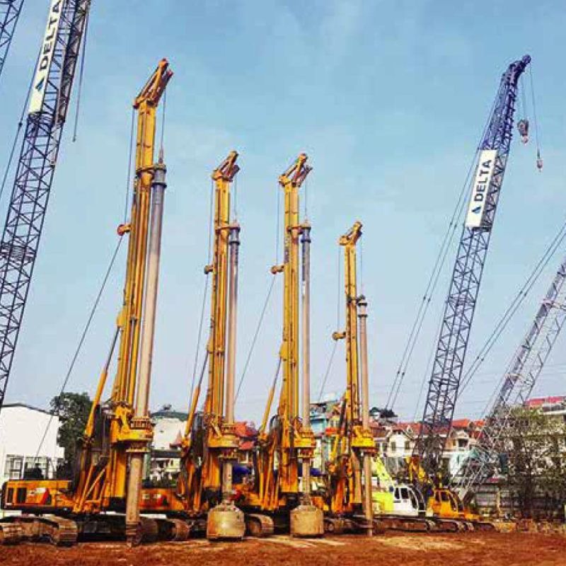 Hydraulic Rotary Drilling Rig Xr180d with Spare Parts for Sale