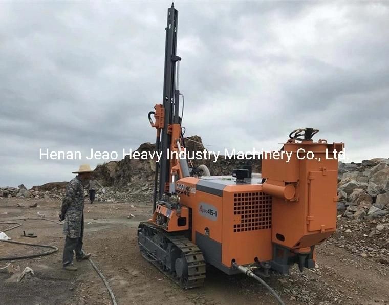 Energy-Efficient Crawler Surface DTH Drilling Rig for Rock