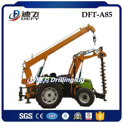 Tractor Type Mounted with Crane Screw Pile Driver