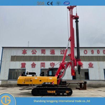 Diesel Engine Hydraulic Bored Tractor Portable Used Piling Machine Crawler Pile Driver Drilling Dr-90 Rig