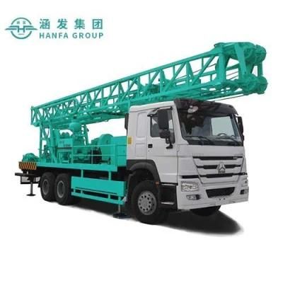 Rotary Rill Depth 420m Truck Mounted Water Well Drilling Rig Machine