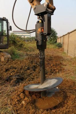 Wheel Loader Attachments Rock Drill / Hydraulic Earth Auger