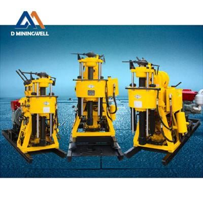 Dminingwell Hz-200yy Hydraulic Borehole Drilling Machine with Mud Pump Soil Rock Drilling