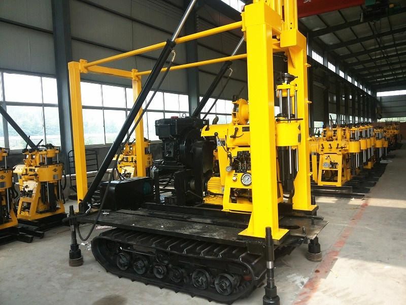 Multifunction 200m Crawler Borehole Drilling Machine Water Well Drilling Rig