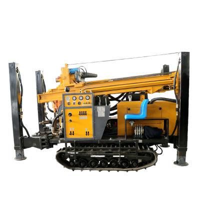 Hot Sell Jk-Dr200X Small Rubber Crawler Water Well Drilling Rig