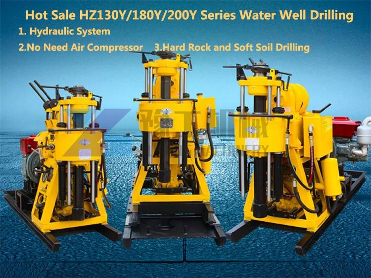 Industrial 200m Meter Rock Core Drilling Machine Mine Drilling Rig for Sale