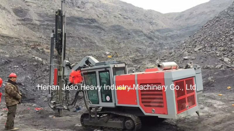 Full Hydraulic Top Hammer Open-Pit Mining Drilling Rig