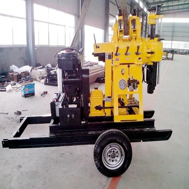 200m Hz200yy Light Weight Hydraulic Core Water Well Drilling Rig
