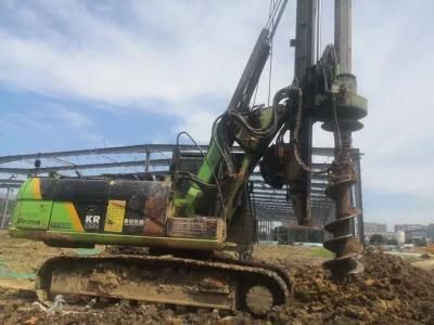 Small Rotary Drilling Rig with Cat Chassis