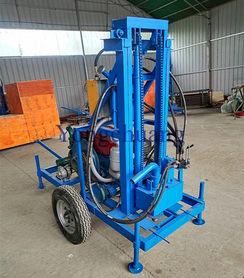 Hydraulic Drilling Rigs with Drill Pipe and Drill Bit