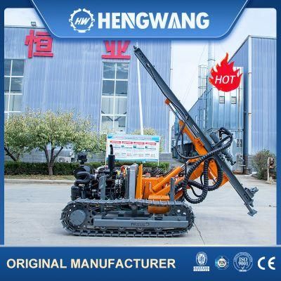 Crawler Chassis Surface Rock Blast Hole DTH Drilling Rig Machine