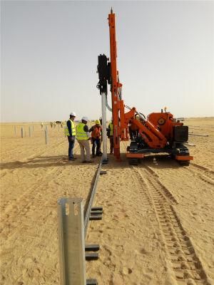 Static Impact Pile Driver Machine Used for Photovoltaic Solar Farm