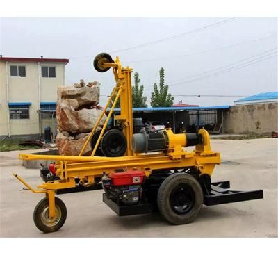 200m Down The Hole Hammer Drill Rig Pneumatic Type Water Well Drilling Rig