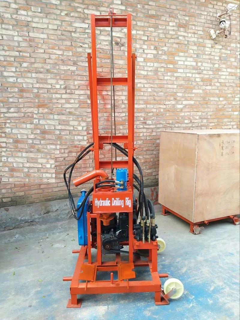 0-150m Depth Diesel/Electric/Gasoline Engine Portable Water Well Drilling Rig