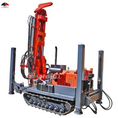 Hydraulic Well Drilling Machine Diesel Power 180m Depth Crawler Water Well Drilling Rig