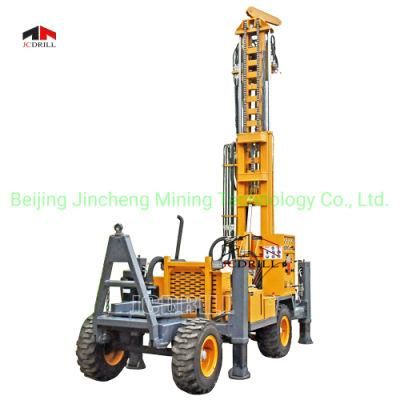 Rotary Trailer Hydraulic Water Well Drill Rig DTH Drill Rig